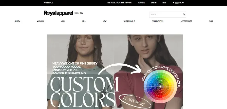Royal Apparel
