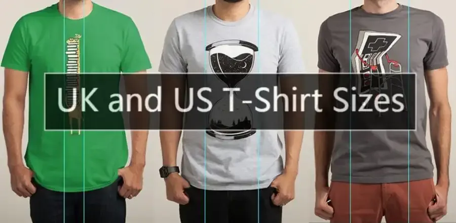 UK and US T-Shirt Sizes