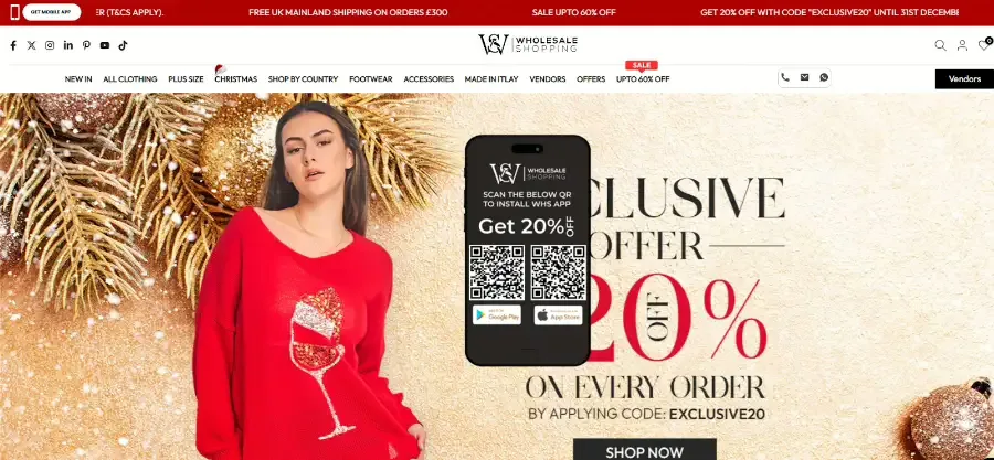 Wholesale shopping 