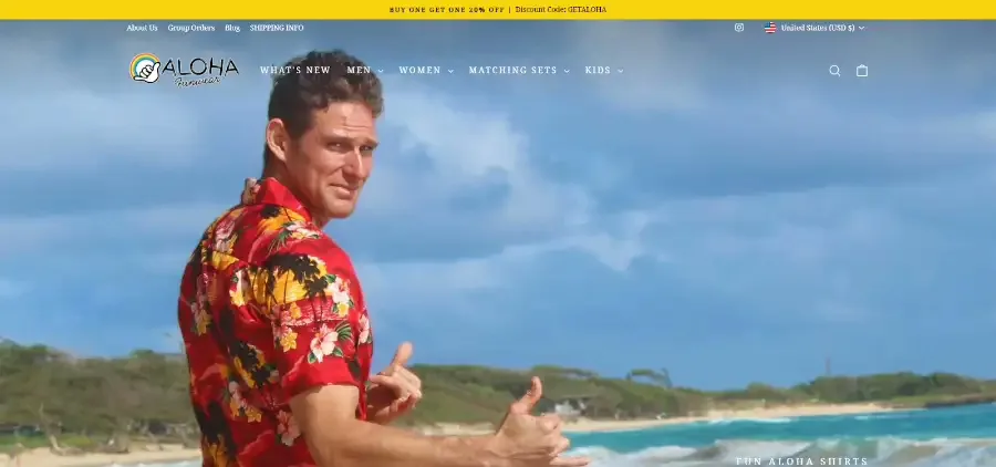 Aloha fun wear