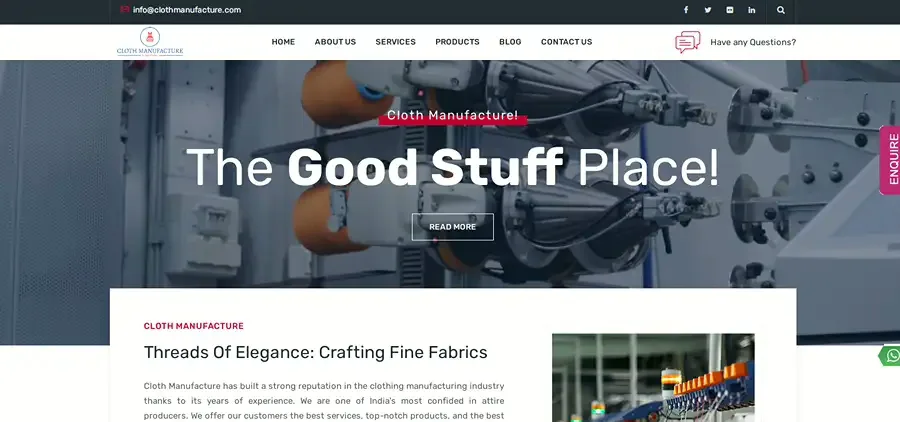 Cloth Manufacture