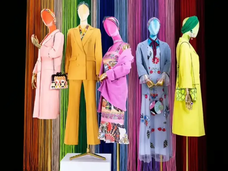 Styled Mannequin Outfit Displays