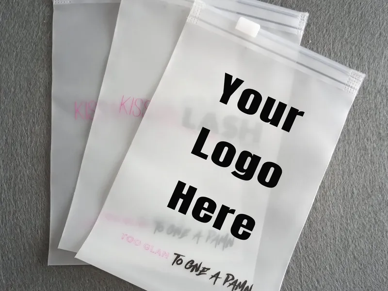 Custom branded boxes and bags for a finished order — the custom packaging