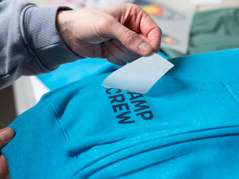 Heat-transfer printing applying a complex design