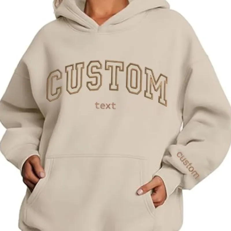 Hoodie with an embroidered logo on the chest