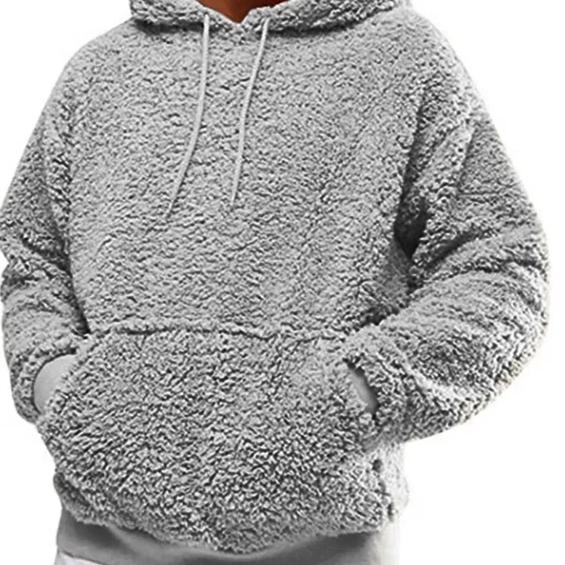 Fleece hoodie in a heavyweight, brushed-back fabric