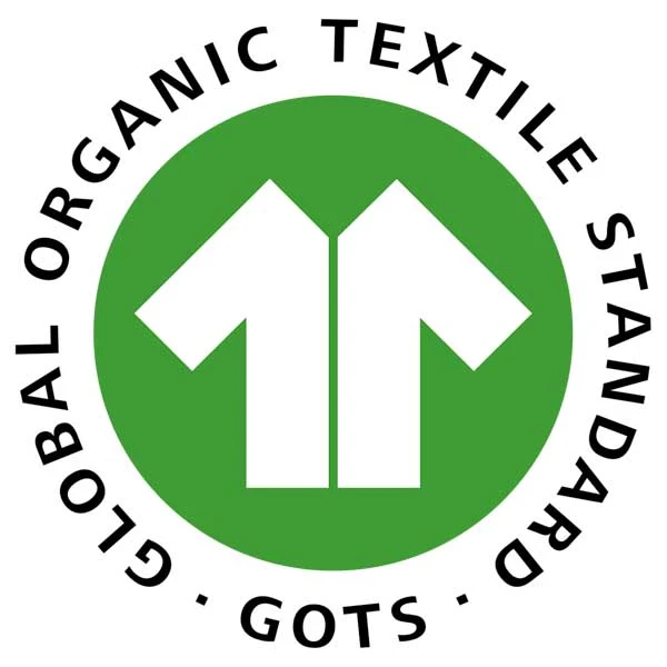 Green roundel of the GOTS organic textile standard