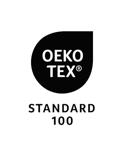 OEKO-TEX Standard 100 mark in black and white