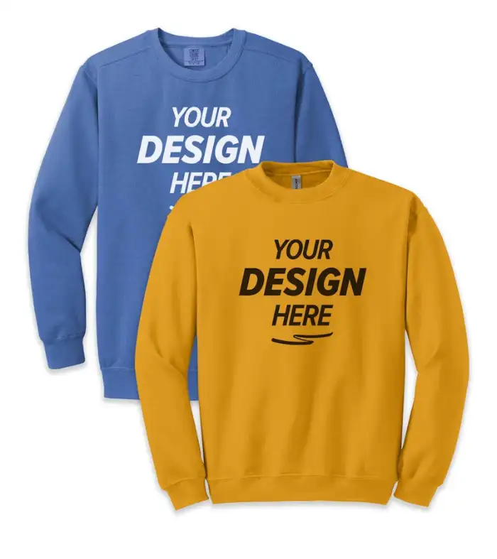 Yellow Sweatshirt with a blank chest